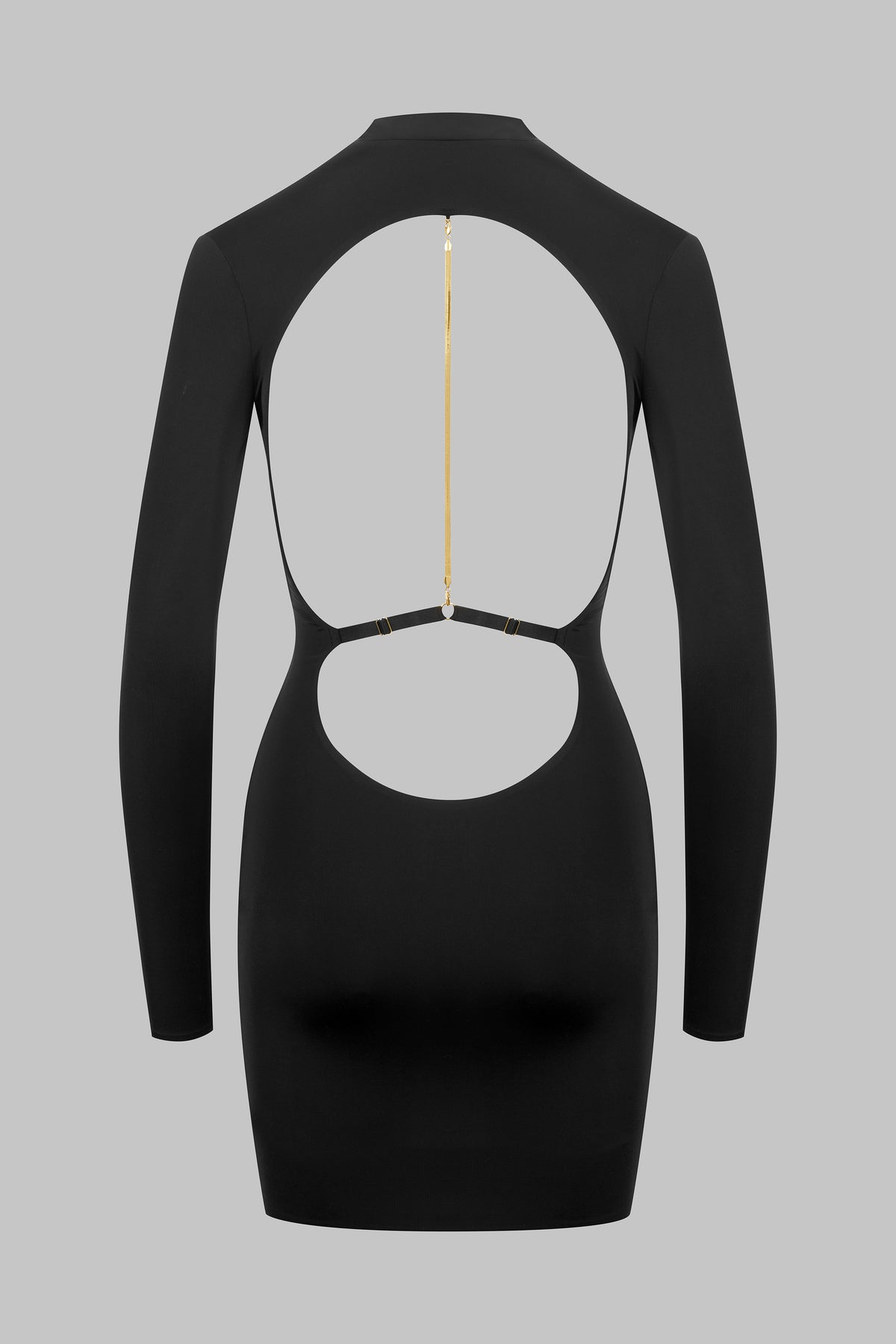Backless Dress with Jewelry - Tapage Nocturne