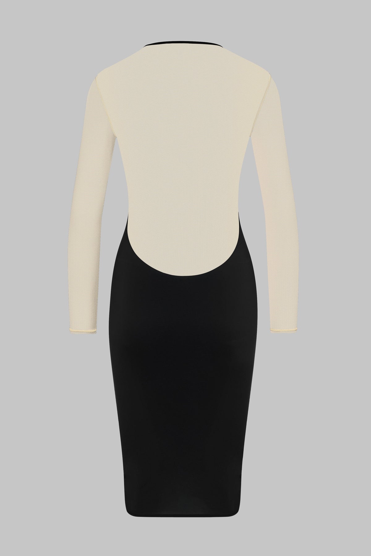 Midi Long Sleeve V-Neck Dress - Pure Tentation
