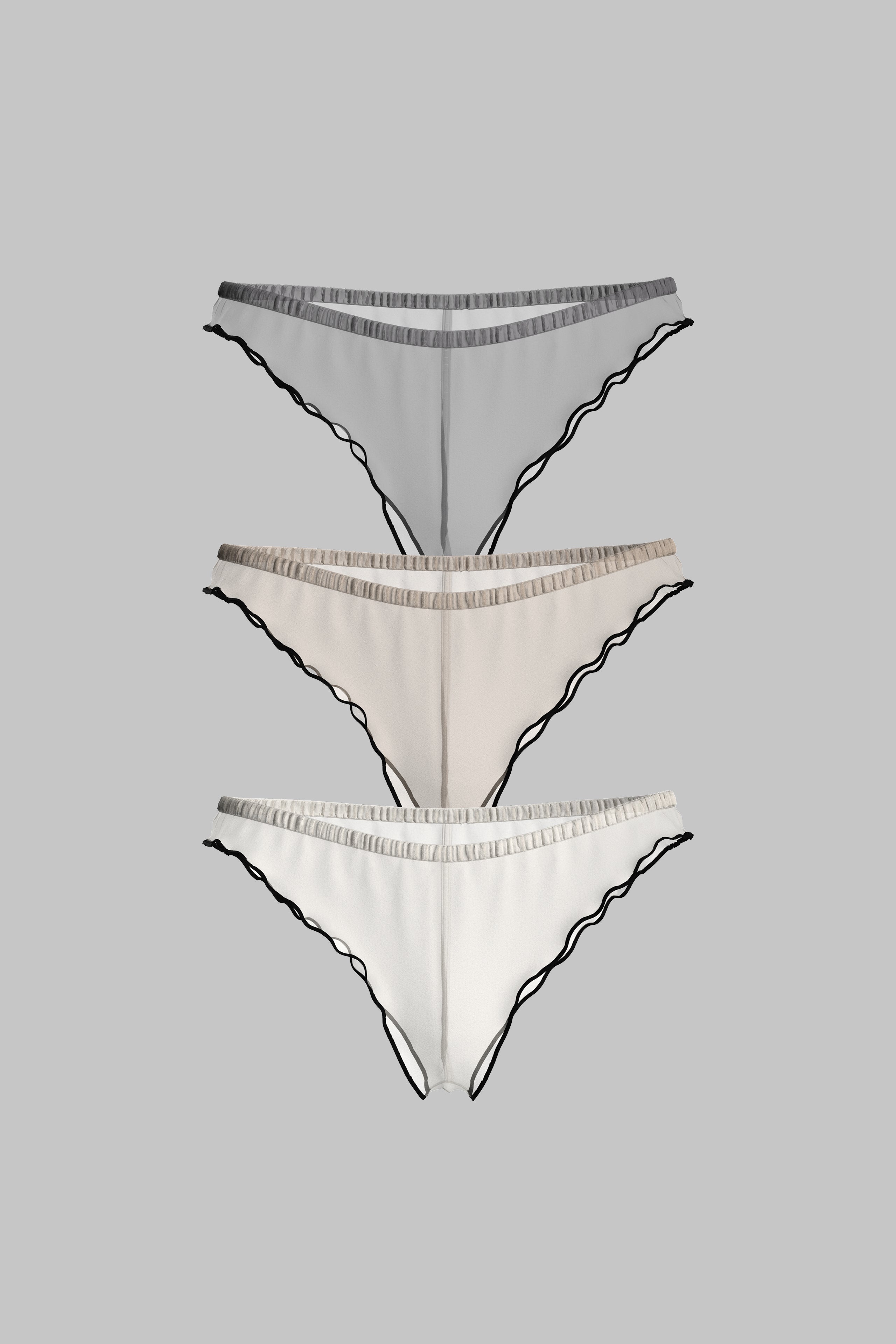 Set of 3 Tangas - La Parisienne