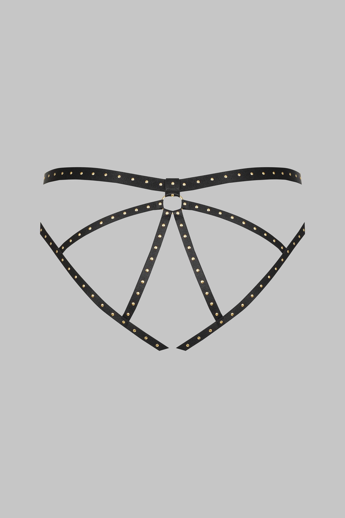 Studded open panty