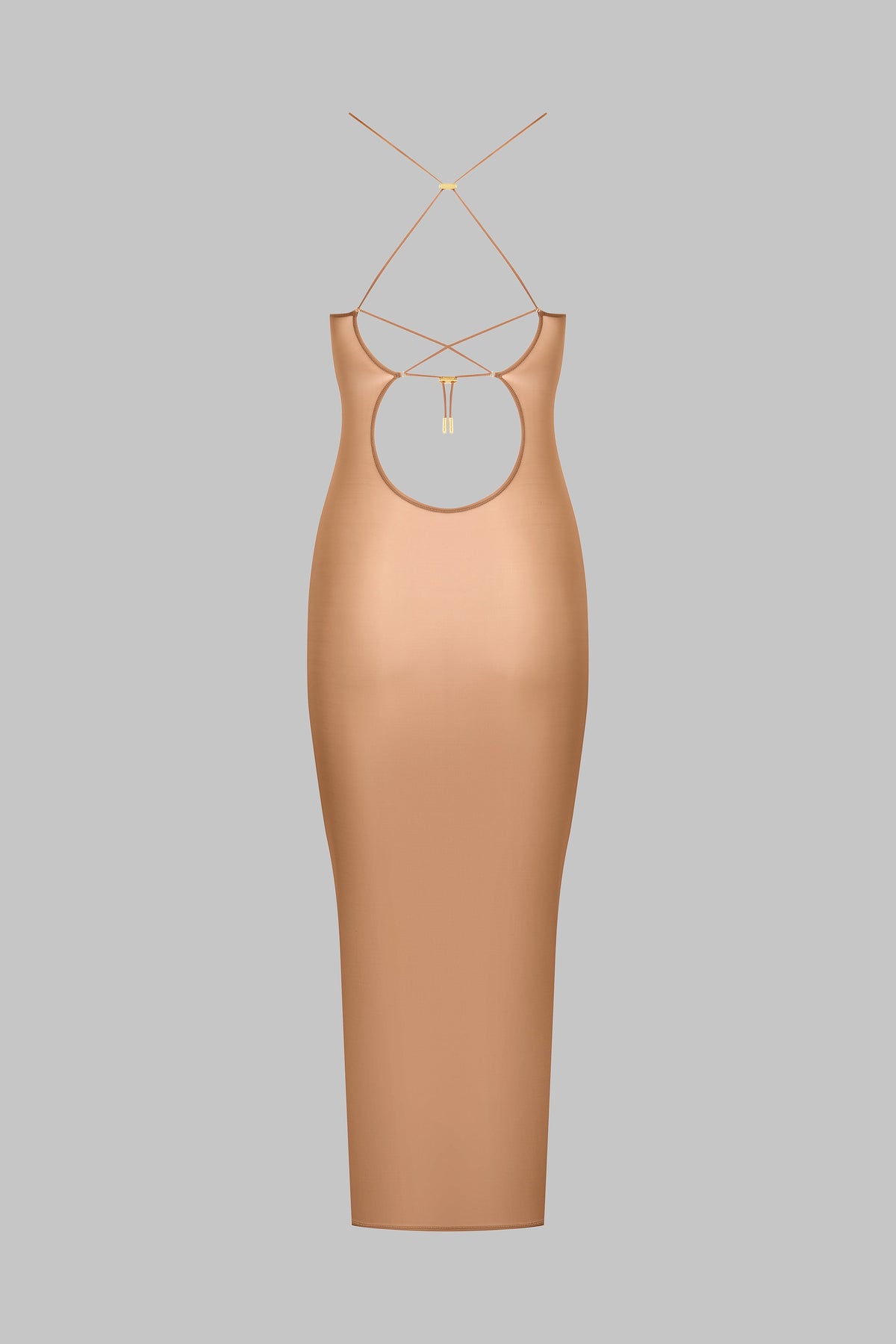 Midi Open Back Dress - French Kiss Light