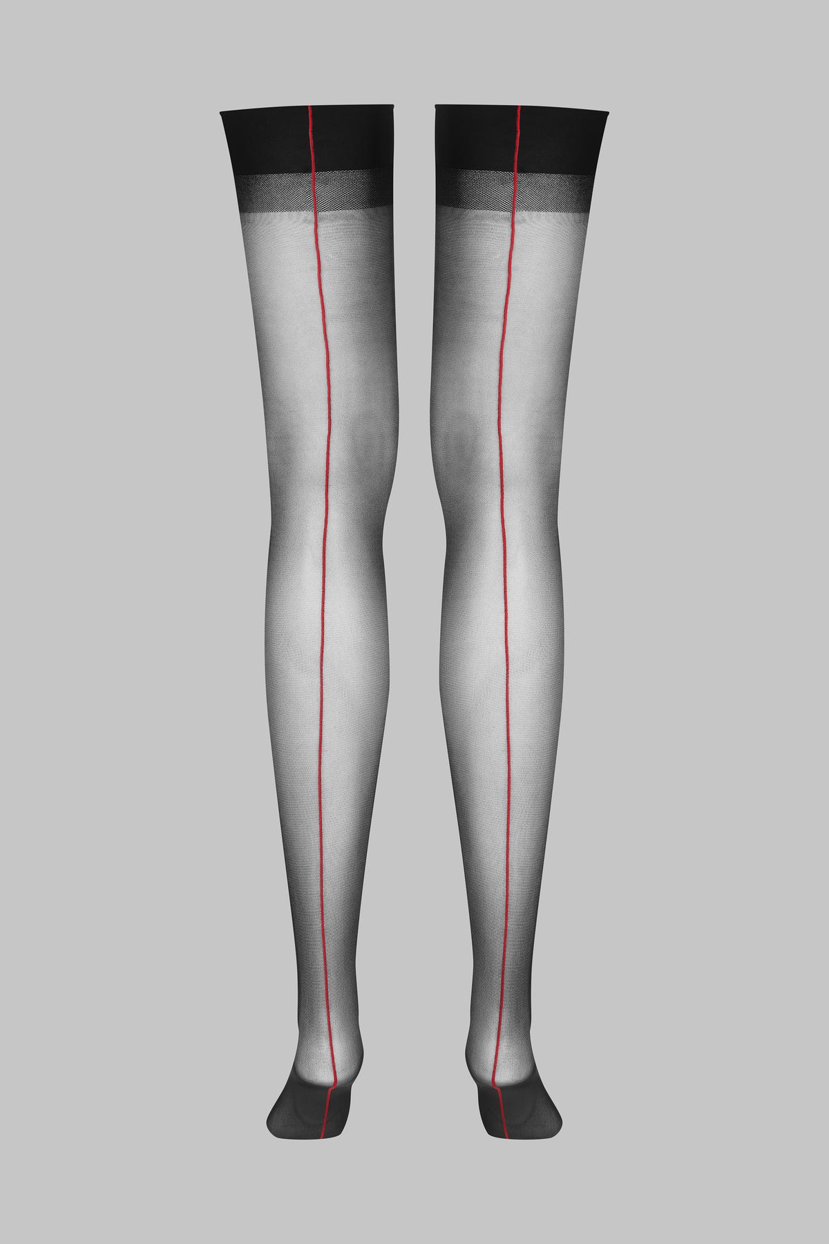 Back seamed garter stockings - 20D - LEGWEAR