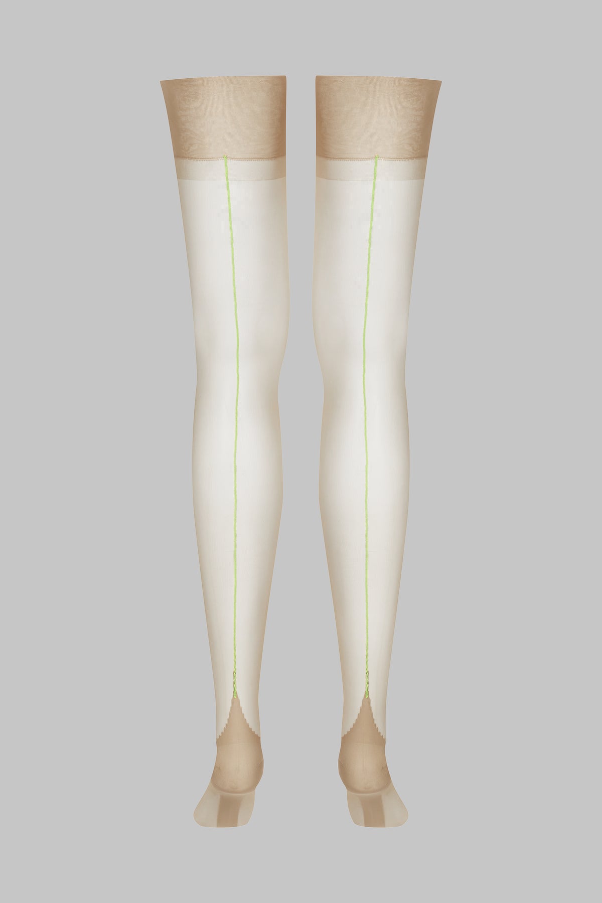 Authentic neon seamed nylon stockings -15D - LEGWEAR