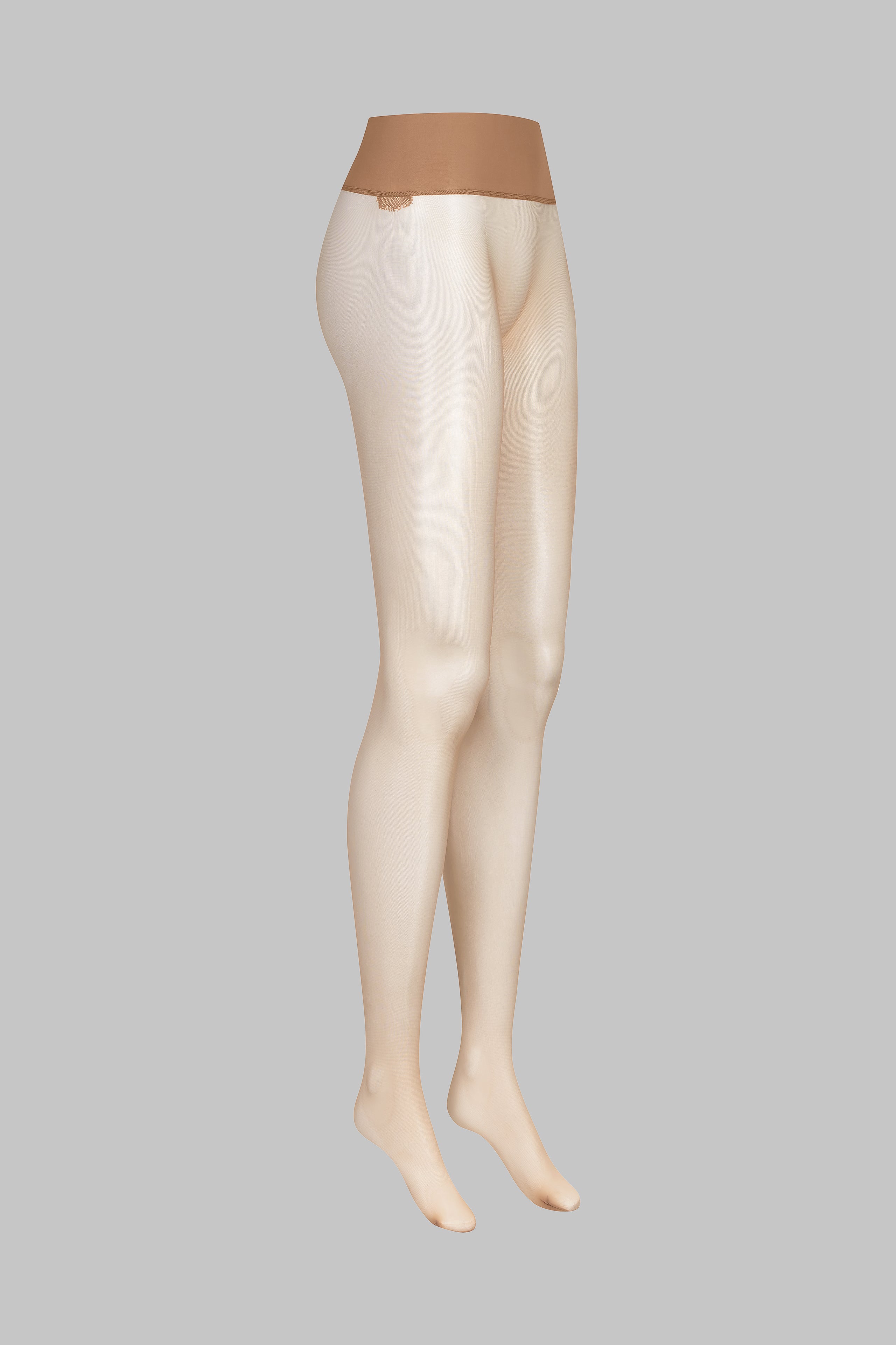 Signature Back Seam Seamless Tights - 20D - Medium Nude - LEGWEAR