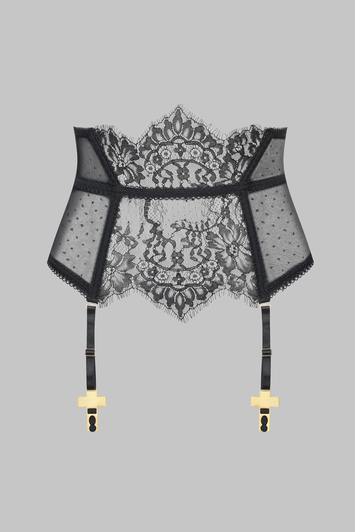 Cross Suspender Belt Waist Cincher - Inspiration Divine