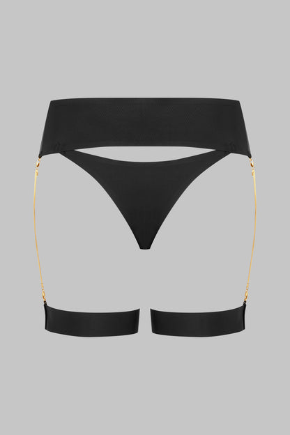 Tanga with Garters and Jewelry - Tapage Nocturne