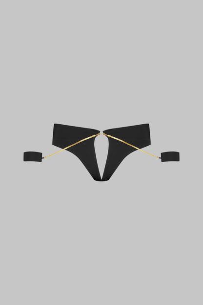 Open Tanga with Handcuffs and Jewelry - Tapage Nocturne