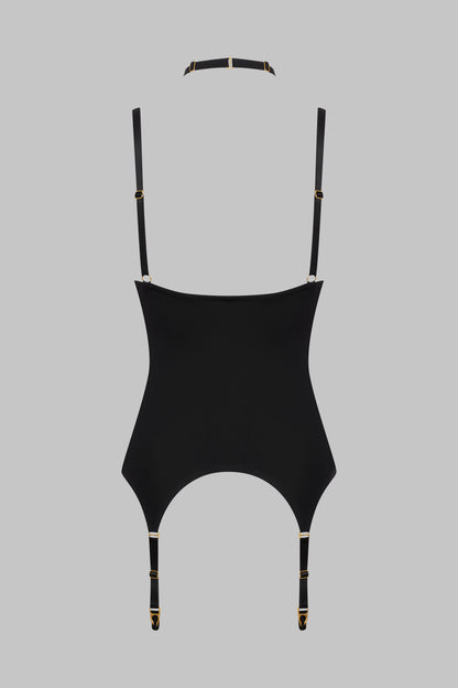 Open Garter Bodysuit - Tapage Nocturne
