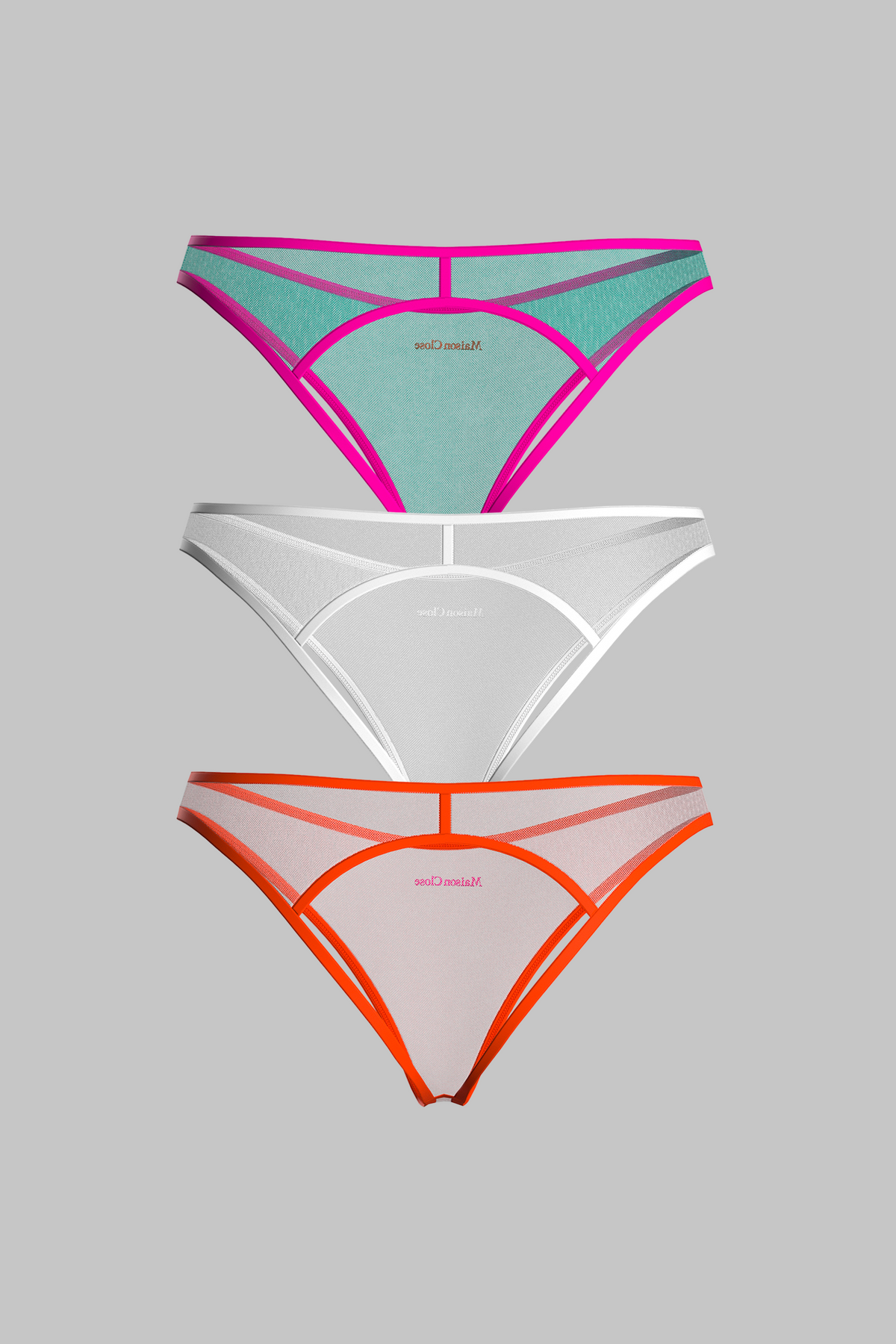 Set of 3 Open Panties - Panorama