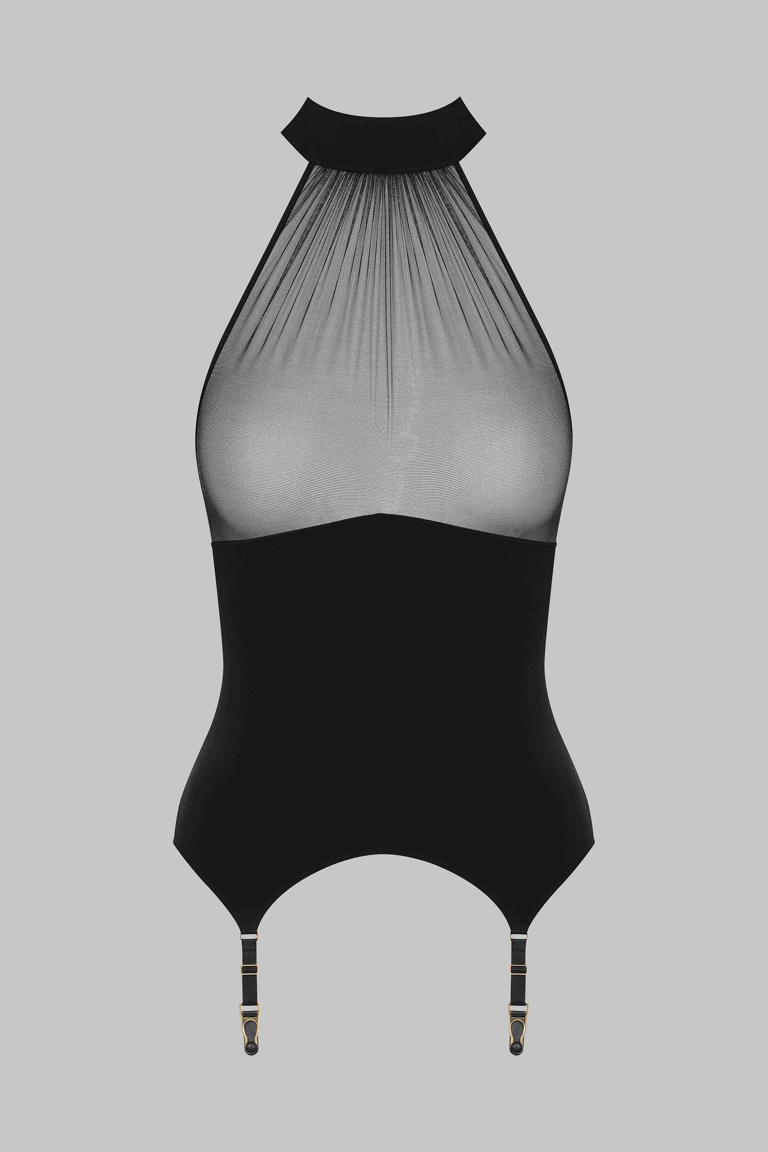 Garter Halter Top - Nuit Fauve