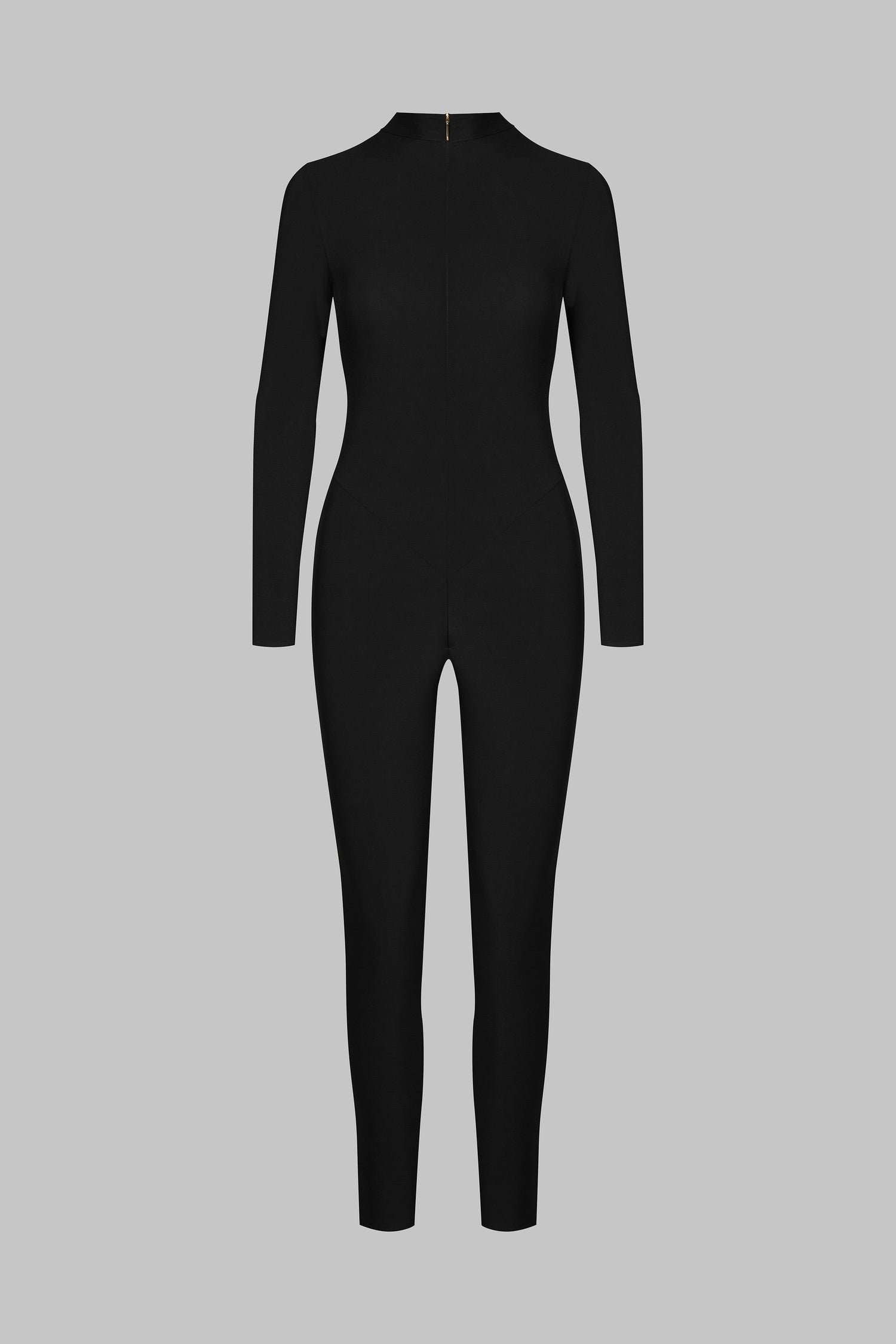 Sheer-Back Catsuit - Nuit Fauve