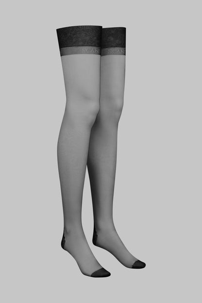 Back seamed nylon stockings Signature 15D - LEGWEAR