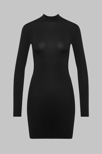 Minuit Long Sleeve Dress - Pure Tentation