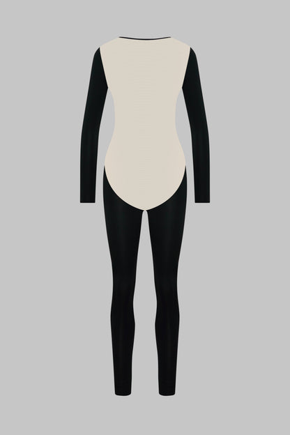 Long Sleeve Backless Jumpsuit - Pure Tentation