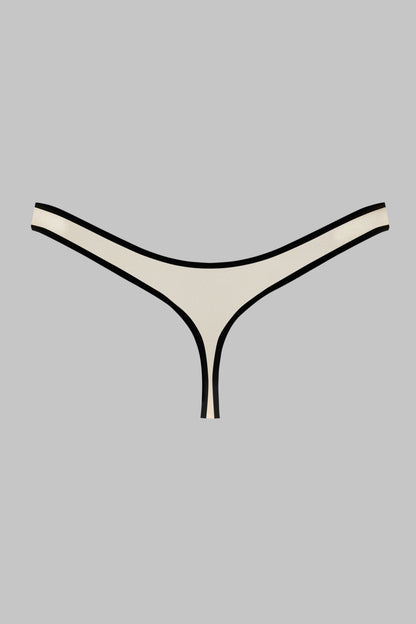 Sheer High-Cut Thong - Pure Tentation