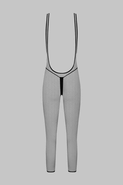 Openable Strap Catsuit Black - Pure Tentation