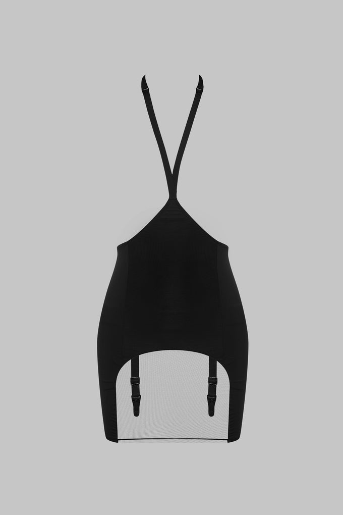 Skirted Harness Bodysuit - Pure Tentation