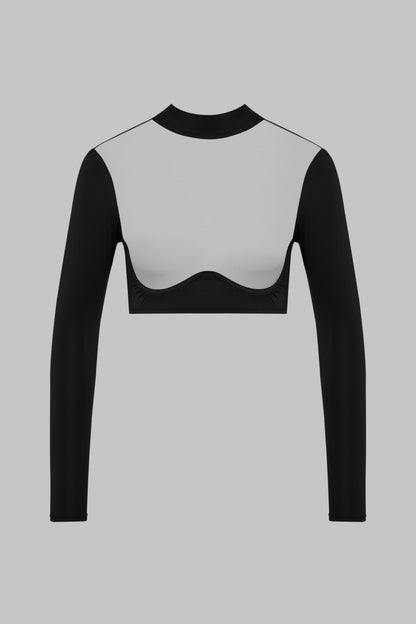 Sheer Long Sleeve Top - Pure Tentation