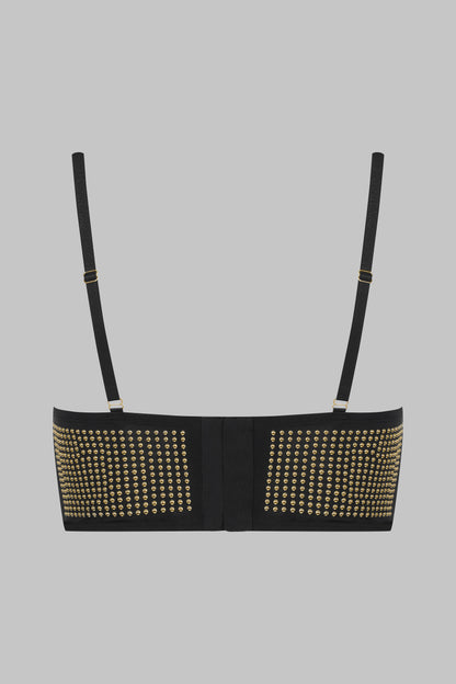 Studded bustier bra 