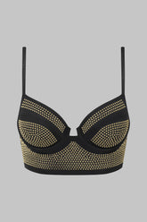 Studded bustier bra 