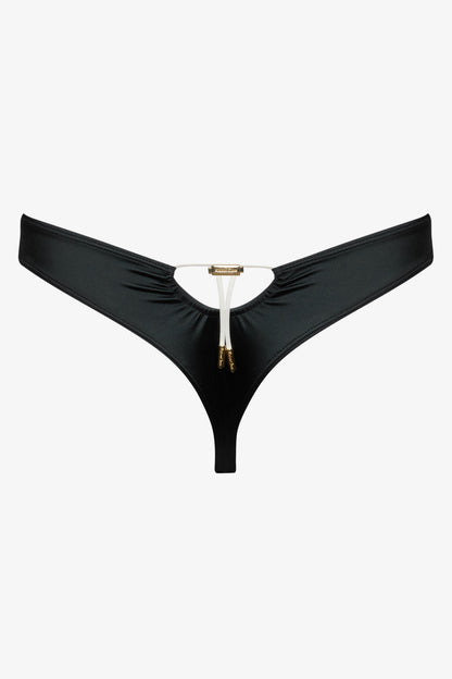 High-cut tanga bikini bottom - Glow