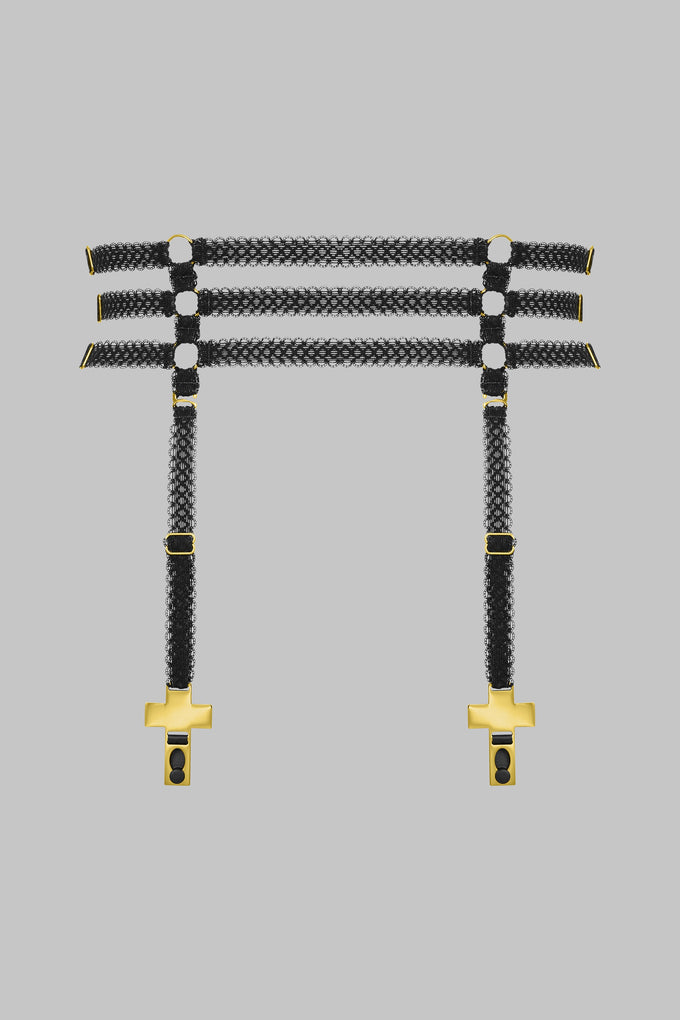 Cross Suspender Belt - Inspiration Divine