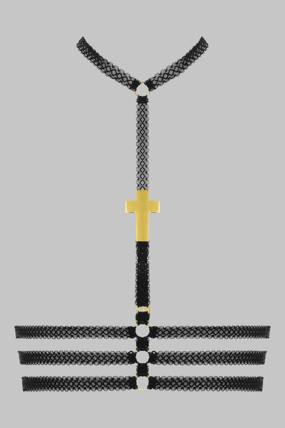 Cross Bustier Harness - Inspiration Divine