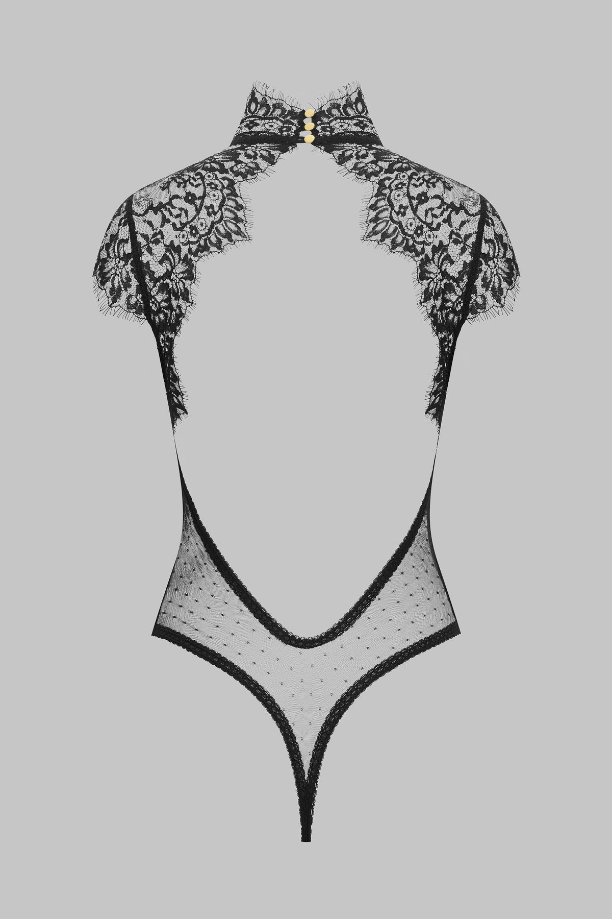 Backless Lace Thong Bodysuit - Inspiration Divine