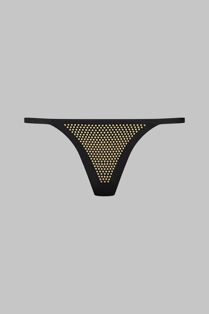 Studded mini thong 