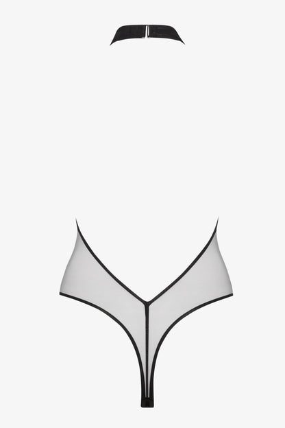 Backless one-piece swimsuit - Minuit