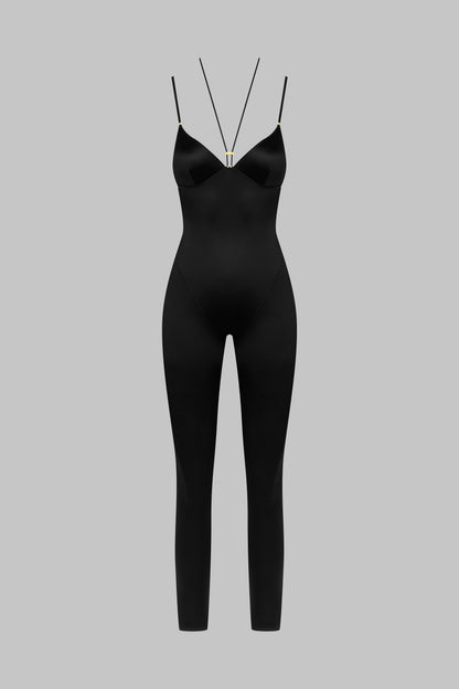 Open back strappy jumpsuit - French Kiss