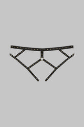 Studded open panty 