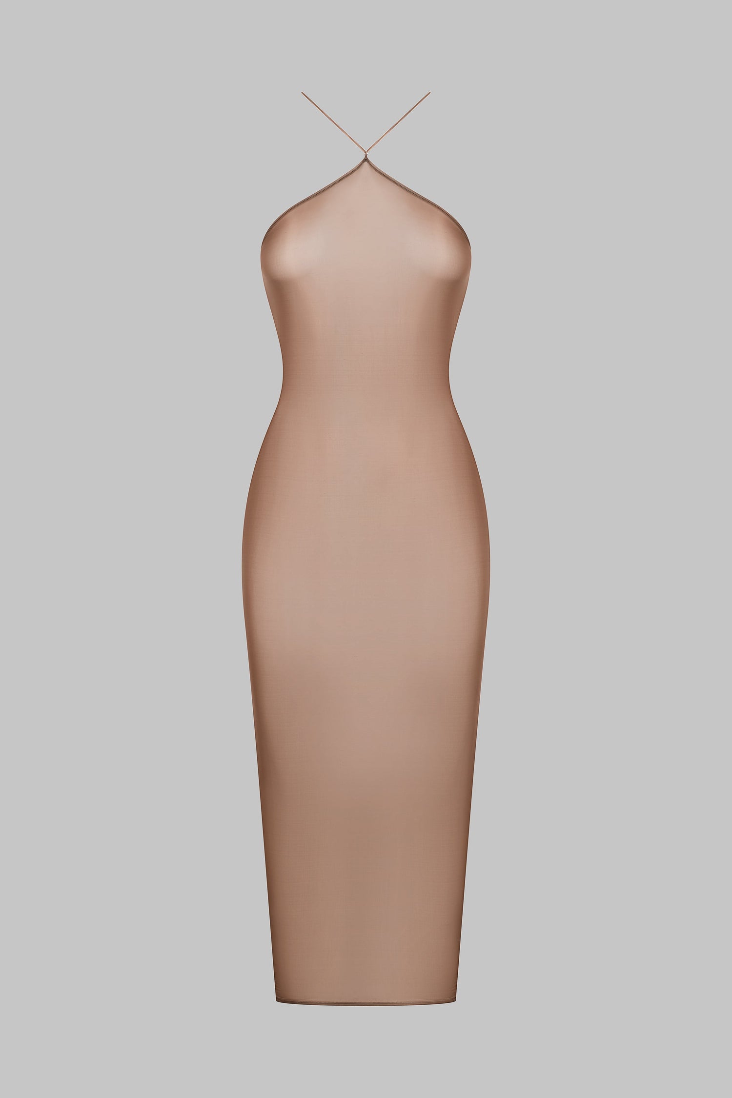 Open back midi dress - French Kiss Light