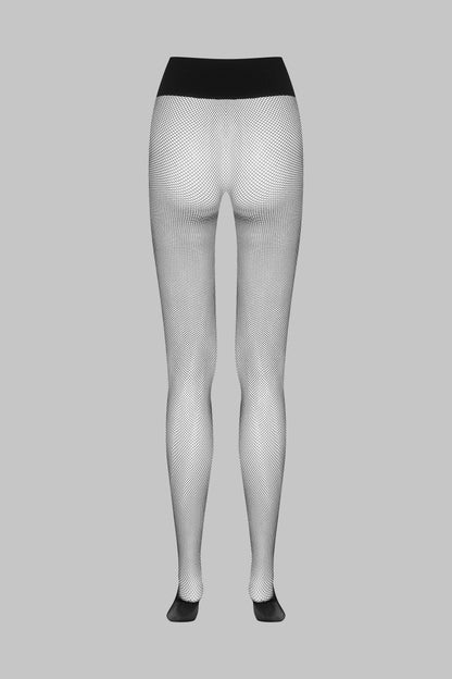 Tights Seamless Fishnet - Black - Maison Close x Scandale - LEGWEAR