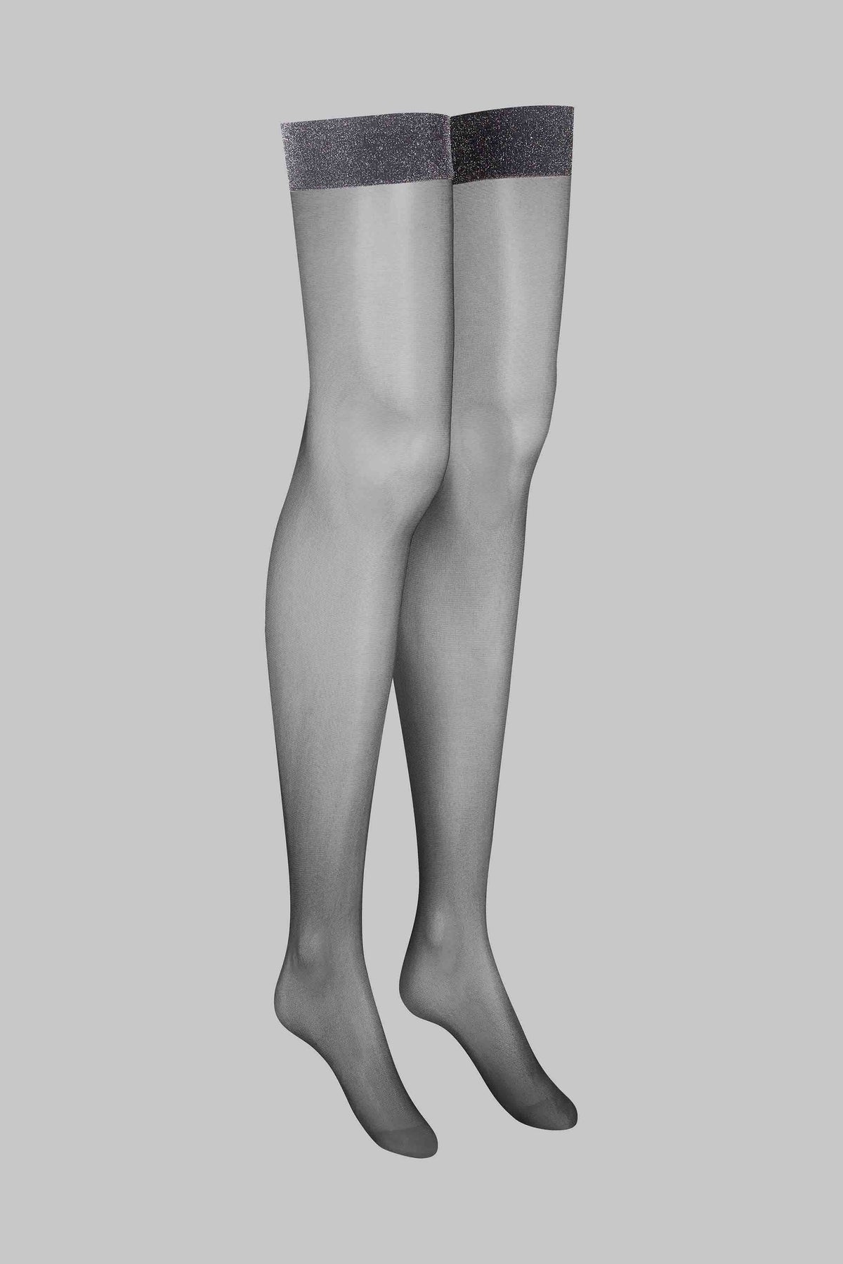 Lurex garter stockings - 20D - LEGWEAR