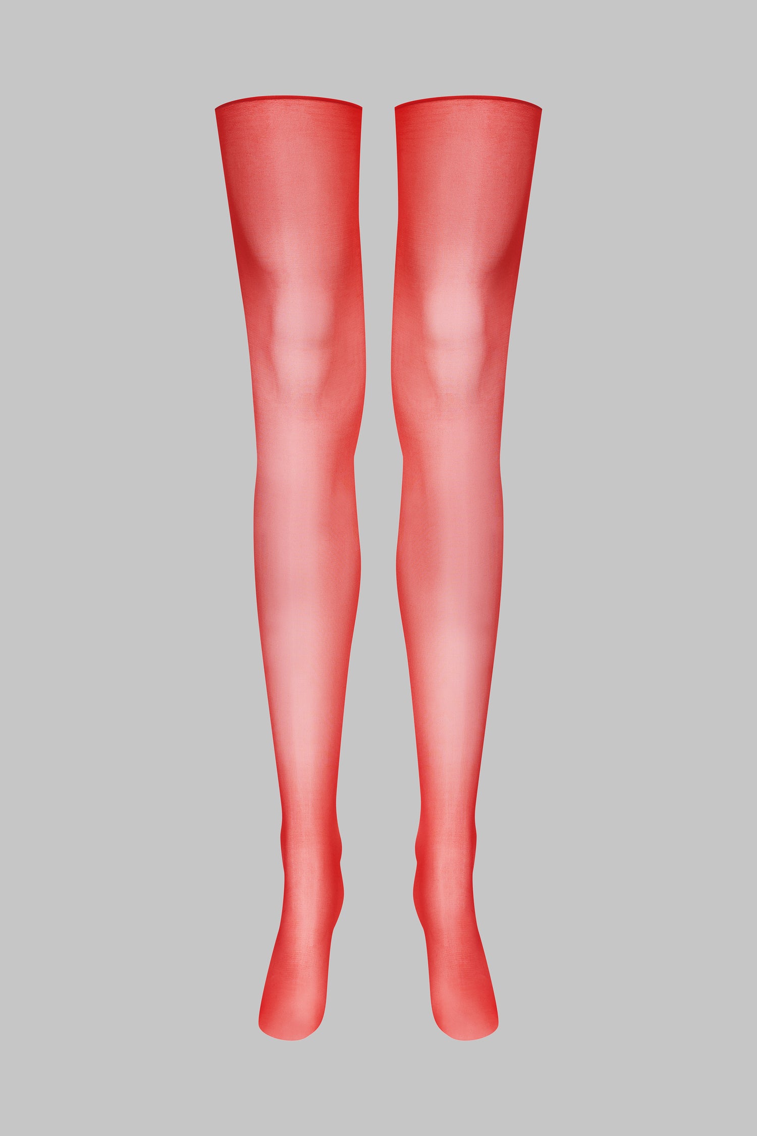 Cut and curled glossy stockings - 10D - LEGWEAR