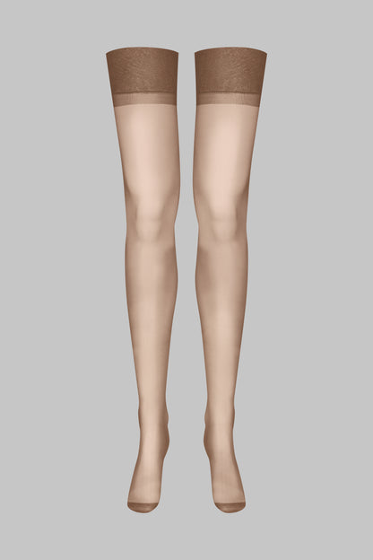 Nylon stockings - 15D - Brown - LEGWEAR