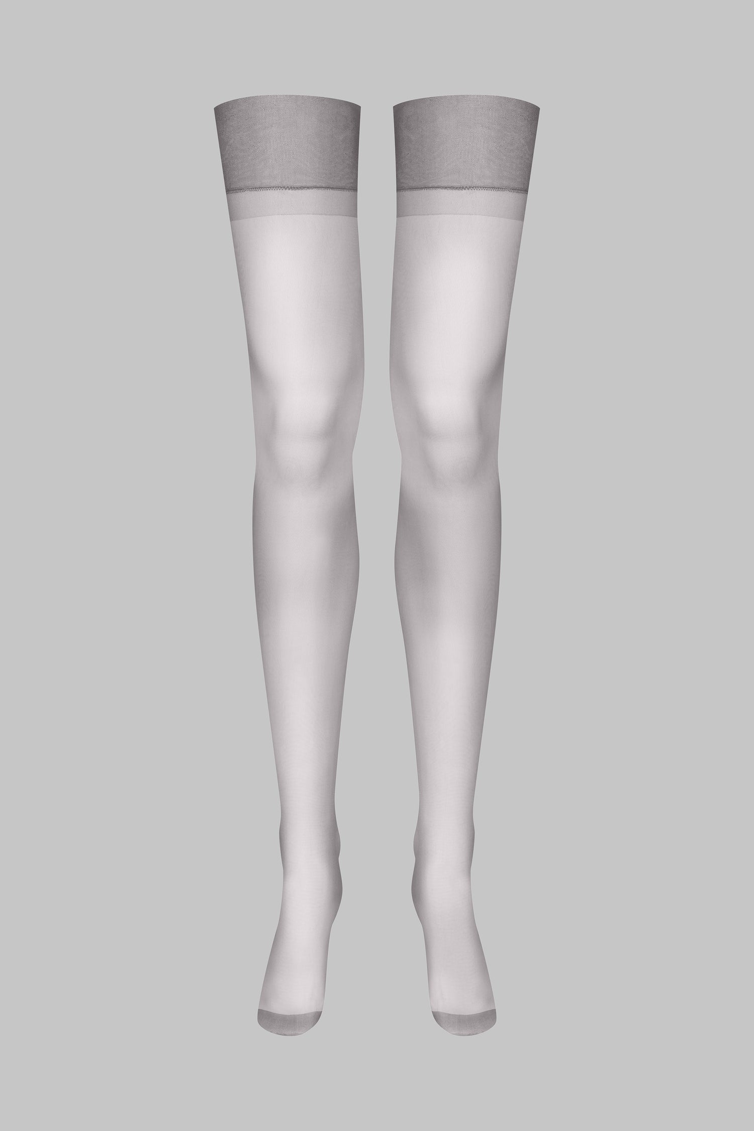 Nylon stockings - 15D - Grey - LEGWEAR