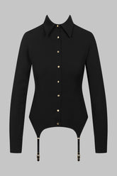 032 - Back lace garter shirt 