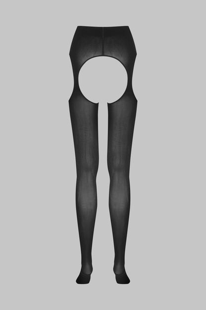 Open Tights Garter Belt 70D - Black - Maison Close x Scandale -  LEGWEAR