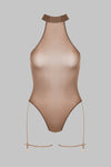 Halter Neck Thong Bodysuit - French Kiss Light