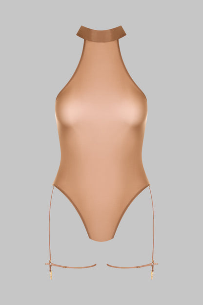 Halter Neck Thong Bodysuit - French Kiss Light