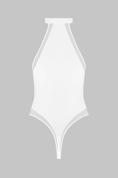 Halter Neck Thong Bodysuit - Pure Tentation