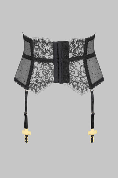 Cross Suspender Belt Waist Cincher - Inspiration Divine