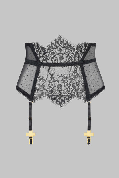 Cross Suspender Belt Waist Cincher - Inspiration Divine