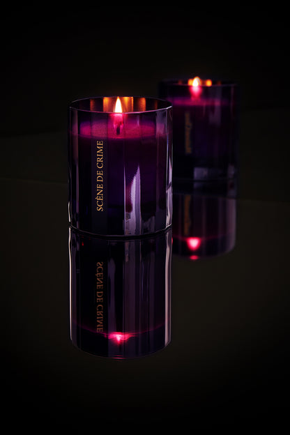 Candle Scène de Crime - Metallic notes