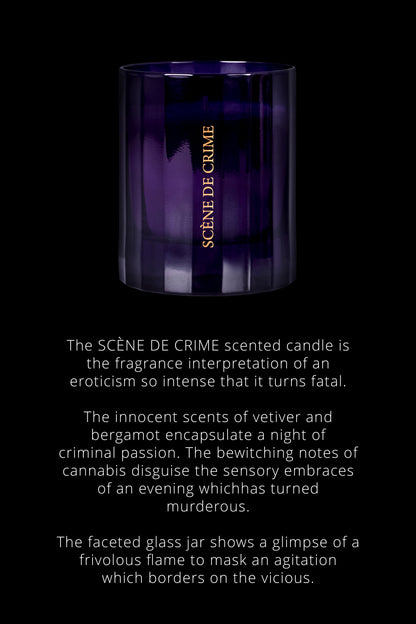 Candle Scène de Crime - Metallic notes